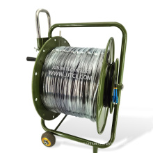 Mobile pre-terminated optical outdoor extension cable cord reel